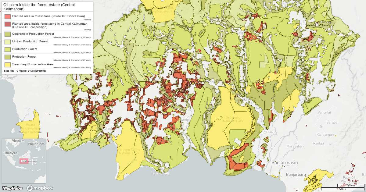 Greenpeace Kepo Hutan Map